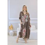 VESTIDO MEIRY MARROM