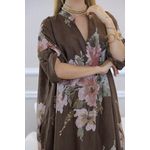 VESTIDO MEIRY MARROM