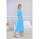 VESTIDO ESTEFÂNIA AZUL CELESTE