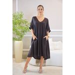 VESTIDO SELENA MARROM