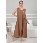 VESTIDO JOSETTE MARROM