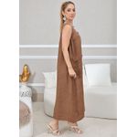 VESTIDO JOSETTE MARROM