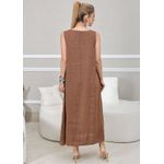 VESTIDO JOSETTE MARROM