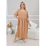 VESTIDO CARMEN CARAMELO