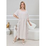 VESTIDO CARMEN BEGE