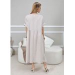 VESTIDO CARMEN BEGE