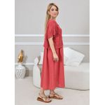 VESTIDO KEMILY TELHA