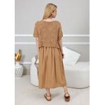VESTIDO KEMILY CARAMELO