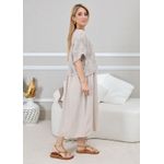 VESTIDO KEMILY BEGE