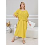 VESTIDO KEMILY MOSTARDA