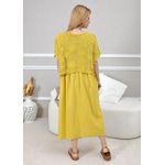VESTIDO KEMILY MOSTARDA