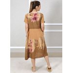 VESTIDO GIOVANA CARAMELO