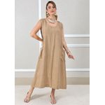 VESTIDO FRANCINE CARAMELO