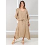 VESTIDO LÚCIA CARAMELO
