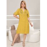 VESTIDO FELOMENA MOSTARDA