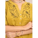 VESTIDO FELOMENA MOSTARDA