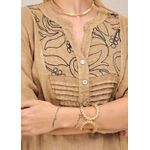 VESTIDO FELOMENA CARAMELO