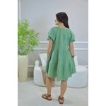 VESTIDO MIDI LUCILLE PISTACHE