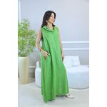 VESTIDO MARJORIE PISTACHE