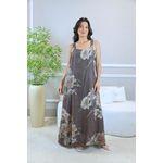 VESTIDO MAYUMI MARROM