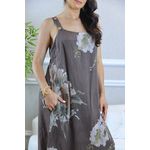 VESTIDO MAYUMI MARROM