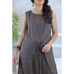 VESTIDO JEMINA MARROM