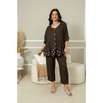 CAMISA IARA CJ CHOCOLATE