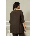 CAMISA IARA CJ CHOCOLATE