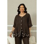 CAMISA IARA CJ CHOCOLATE