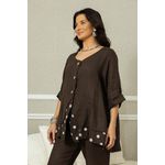 CAMISA IARA CJ CHOCOLATE