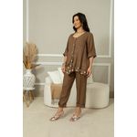 CAMISA IARA CJ MARROM