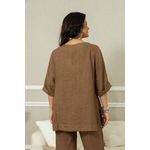 CAMISA IARA CJ MARROM