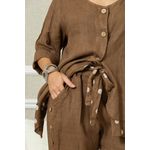 CAMISA IARA CJ MARROM