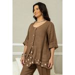 CAMISA IARA CJ MARROM