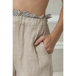 Calça Alma Linho BEGE ESCURO