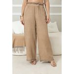 Calça Alma Linho CARAMELO
