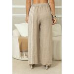 Calça Amalia Linho CJ BEGE ESCURO