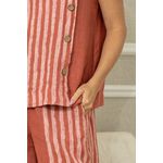 Calça Amalia Linho CJ GOIABA