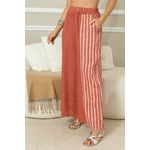 Calça Amalia Linho CJ GOIABA