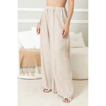 CALÇA ANDRESA LINHO BEGE