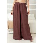 CALÇA ANDRESA LINHO BORDO