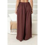 CALÇA ANDRESA LINHO BORDO