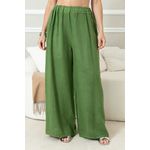 CALÇA ANDRESA LINHO VERDE BANDEIRA