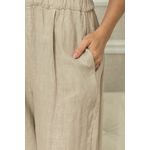 CALÇA JHENIFER BEGE ESCURO