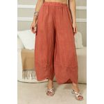 Calça Milka Linho CJ GOIABA