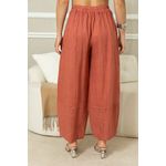 Calça Milka Linho CJ GOIABA