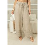 CALÇA OLGA CJ BEGE ESCURO