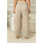 CALÇA OLGA CJ BEGE ESCURO