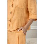 CAMISA BRUNA TANGERINA