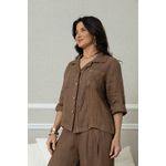 CAMISA BRUNA MARROM